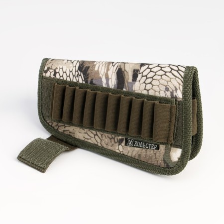 Parntash for a universal butt, caliber 12, 16, 20, 7.62 mm, 6 rounds, fabric-2
