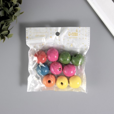 Busina tree "Color balls" set 10 pcs 2.5x2.5 cm-2