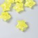 Busina Plastic for the creativity "Star. Stone ice" transparent yellow 1.3x2.6x2.6 cm