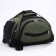 Road bag on wheels, 3 outer pockets, black color/hack
