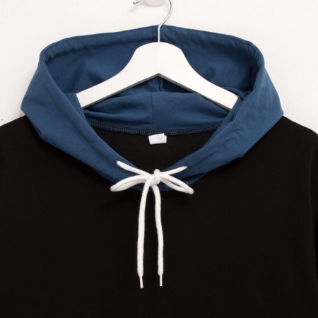 Feminine sweatshirt, black color/indigo size 42-6