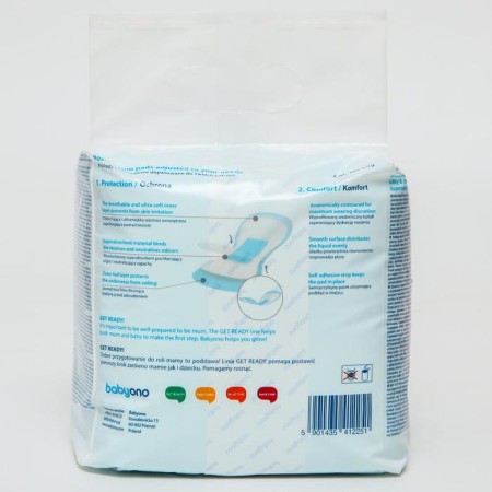Set of postpartum gaskets, 10 pcs., Night & Day-1