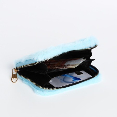 Children's wallet with lightning, blue color-3