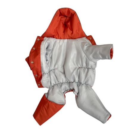 Combinasone for dogs (bitch), insulated, p. 32 (DS 32 cm, Osh 32 cm, og 44-54 cm), carrot 102683-2