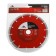 Disk diamond cutting scrap, segment, dry cut, 180 x 22 mm