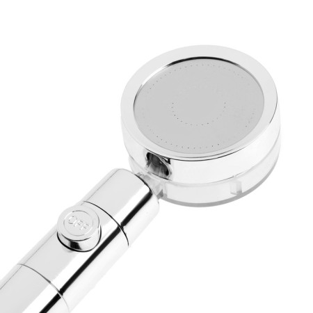 Shower watering can Zein Z3544, D = 80 mm, microscopic points, button, removable top, chrome-6
