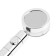 Shower watering can Zein Z3544, D = 80 mm, microscopic points, button, removable top, chrome