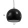 Lamp Bayerlux 5001/1, 40W E14, black color