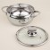 Stainless steel pan Sl Home "Olla", 2 l, d = 18 cm, h = 9 cm, with a lid, the capsule, induction