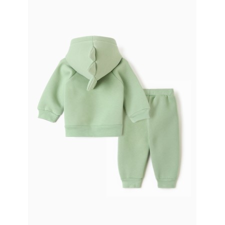 Costume: sweatshirt and pants crumb I Dino, height 80-86, green-10