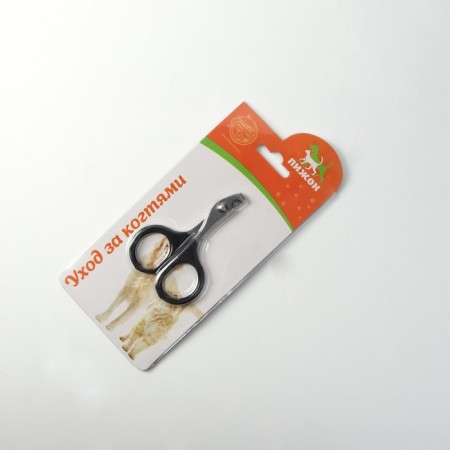 Coger scissors with rubberized handles, a hole of 6 mm, black-4