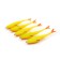 Foamen fish yaman devious minnow on a double, 135 mm, color 21 UV, 5 pcs.