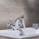 Mixer for the sink RMS SL115-161, two-wound, non-rotary spout, chrome