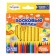 Pencils wax 12 colors, in a cardboard box