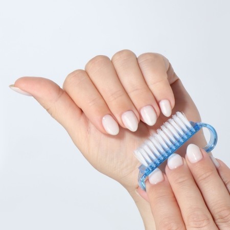 Manicure/pedicure brushes, 10 pcs, 6.5 × 1.3 cm, blue-3