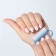 Manicure/pedicure brushes, 10 pcs, 6.5 × 1.3 cm, blue