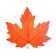 Poster "Mine Leaf" Orange, 10 x 11 cm