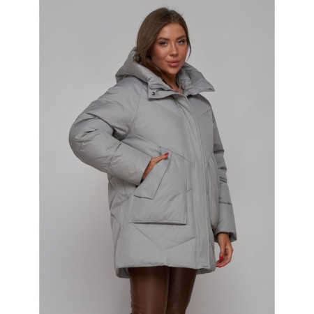 Winter jacket, size 52, light-gray color-9