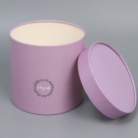 Set of hats 2 in 1, gift packaging, Lavender, 13 x 13, 16 x 16 cm-7