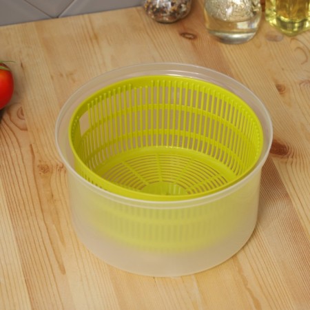 Centrifuga for drying greenery Fresh Cook, 3.7 l, plastic, white-green color-7