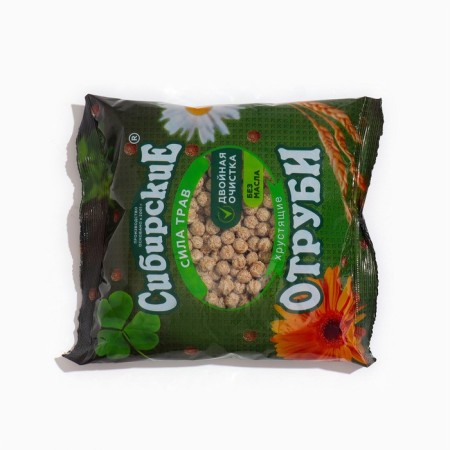 Siberian bran "Power of Herbs", crispy, 100 g