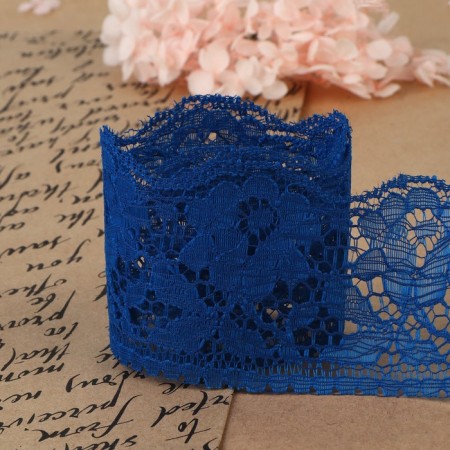 Capricon lace, 60 mm × 10 ± 1 m, blue color-2
