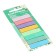 Bookmarks with adhesive edge plastic 12x45 mm, Erichkrause "Pastel Bloom", 160 sheets 8 colors