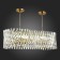 Suspension lamp ST LUCE. SL1170.303.12. Fabio. 12x40 W, E14, 100x35x29 cm, brass color