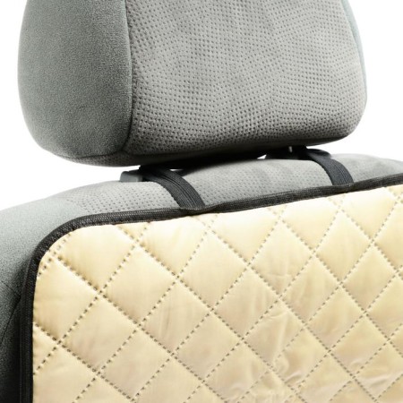 Protective cape in the front seat, 40 × 60 cm, oxford, quilted, beige-1