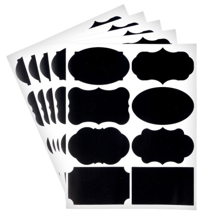 The stickers are waterproof, a set of sheets 5 pcs., Cretaceous marker, size 1 stickers - 90 × 55 mm-4