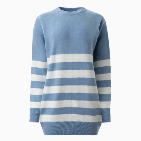 Jumper Female Minaku: Casual Collection Ecrury/Blue, Size 48-5