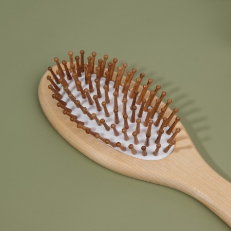 Massage comb, 22.5 × 7 cm, beige color-2