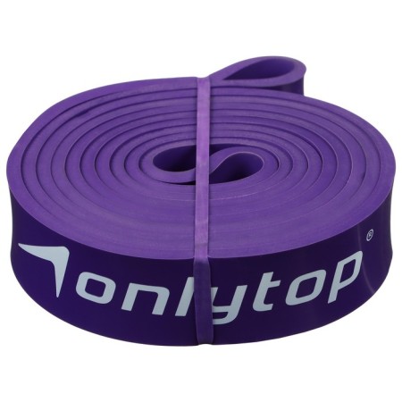 Espander multifunctional tape onlytop, 208x3.2x0.5 cm, 15-40 kg, purple color-8
