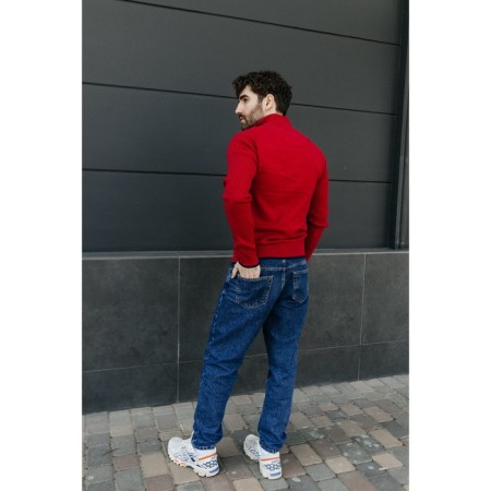 Jumper male ise, size 48, red color-10