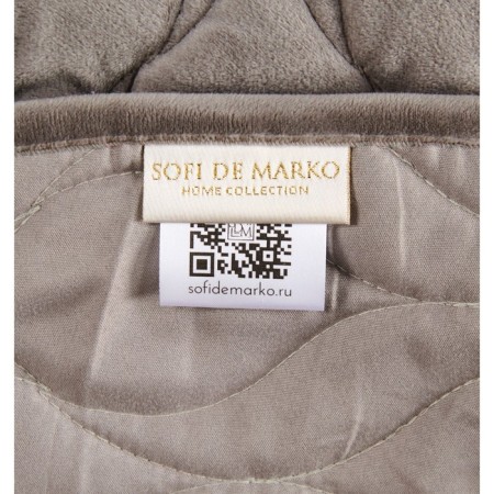 Sofi de Marko “Nobilis” bedspread, size 240x260 cm, color gray color-1
