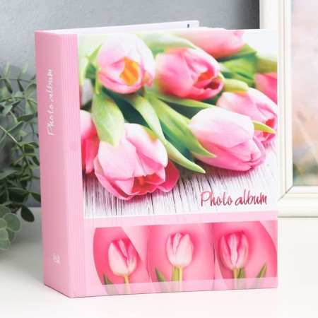 Photo album "Flowers" 50 sheets 200 photos 10x15 cm