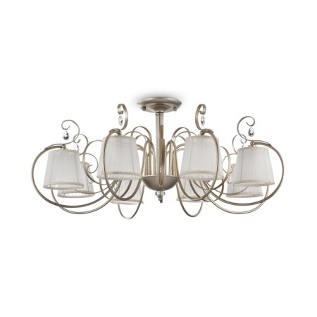 Freya FR20-CL-08-BG SIMONE, 999999X426 mm ceiling lamp, E14, 8x40W, cream color with gold-1