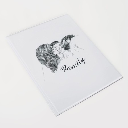 Folder for documents, 4 sets, white color