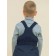 Semi-combinezone children, height 116 cm, dark blue color