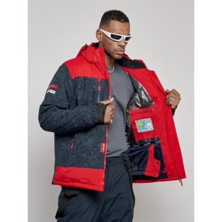 Male winter ski costume, size 48, dark blue color-13
