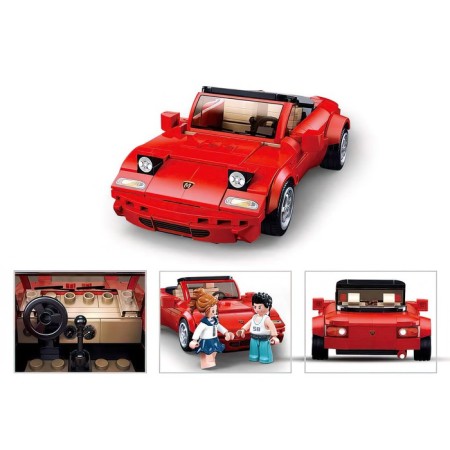 Designer Racing machine Sluban Models, 264 parts, 6+-3