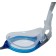 ATEMI B502 swimming glasses, silicone, blue/gray color