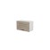 Cabinet hinged lyre 600x300x360 with lifting door white/quado shimo bright