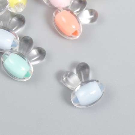 Plastic beads "Bunnies - Inner Assortment" Gloss 20 GP 1.2x1.6 cm-1