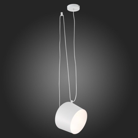 Suspension EVOLUCE. Sle120653-01. TRIESTE. 1x40 W, E27, 24.3x24.3x21 cm, white color-2