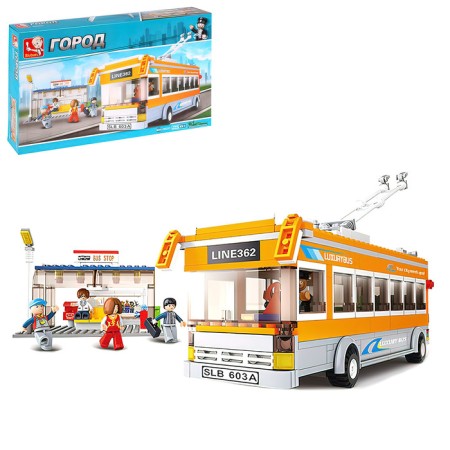 Designer "trolleybus", 465 parts