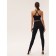 Female top in the rub on thin straps Mirey Top Crop, size 46-48, black color