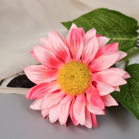 Artificial flowers "Herbera silk Galant" 45x9 cm, pink-1