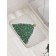 Bathroom mat "Emergency Christmas tree", anti -slip, size 52x77 cm
