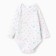 Body with a long sleeve, gray color, height 68 (3-6 months)